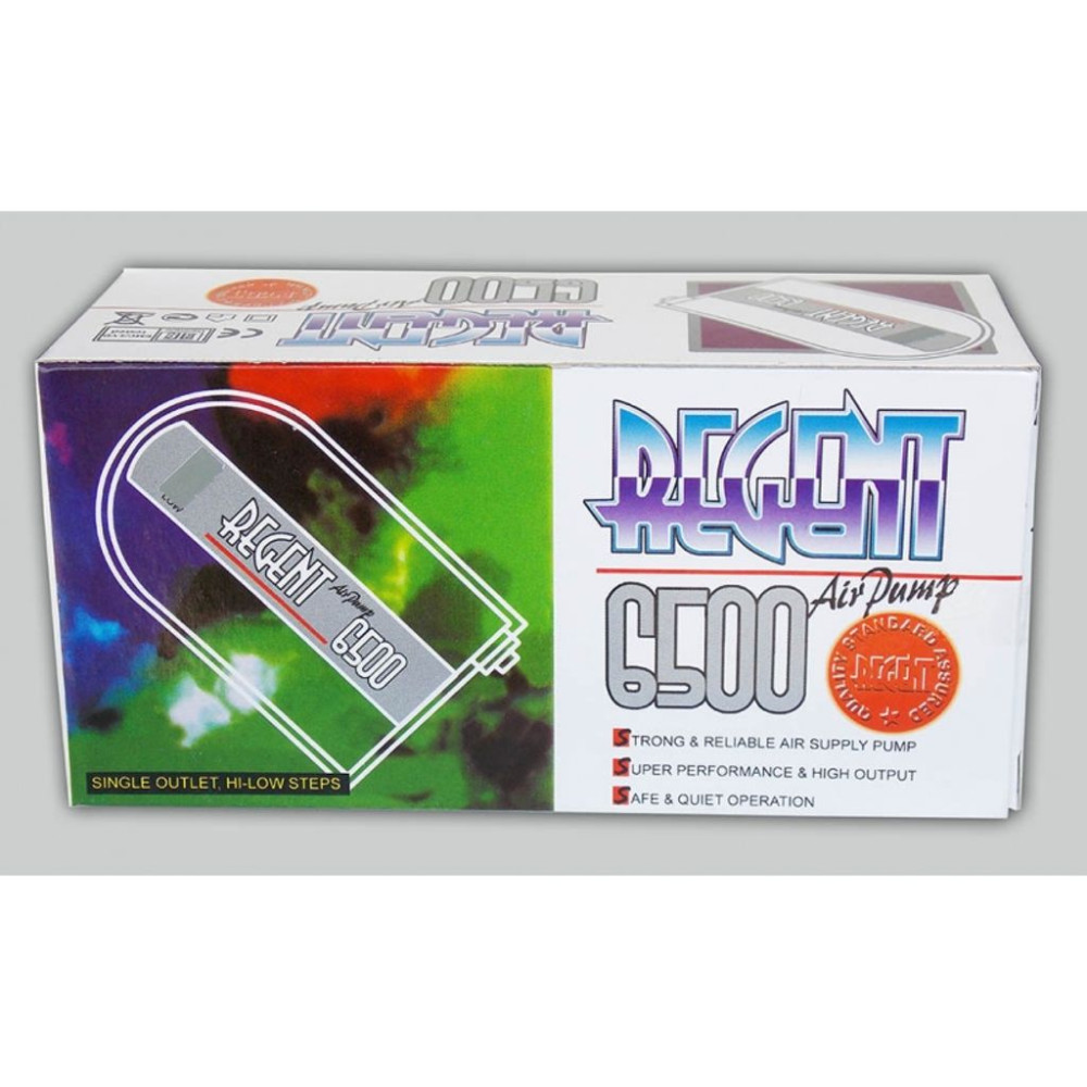 Regent Akvaryum 6500 Hava Motoru Tek Çıkış 6938104012923, one size