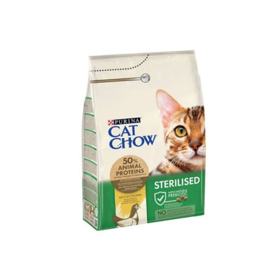Cat Chow Sterilised Tavuklu 3 kg Yetişkin Kedi Maması