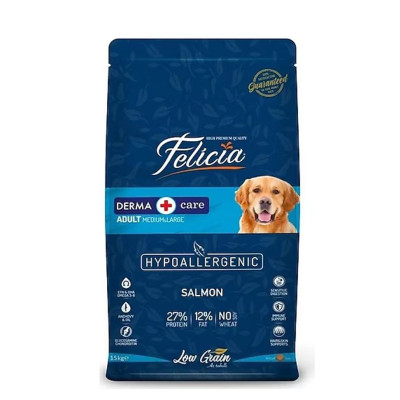 Felicia Medium & Large Somonlu 15 kg Orta ve Büyük Irk Yetişkin Köpek Maması