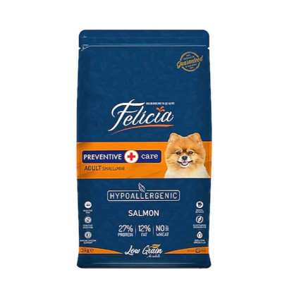 Felicia Small & Mini Somonlu 3 kg Küçük Irk Yetişkin Köpek Maması
