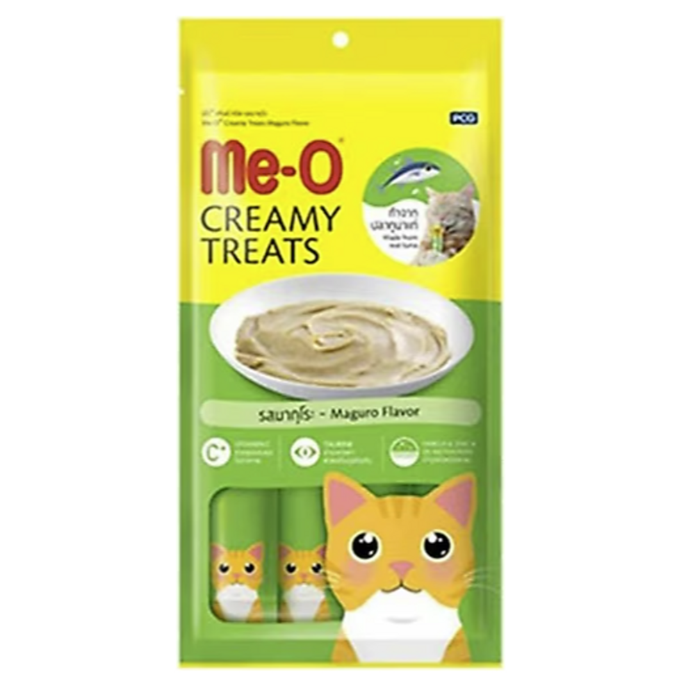 Meo Sarı Yüzgeçli Orkinos Balıklı Krema Kedi Ödülü 4x15 gr