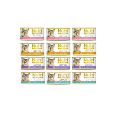 Nutri Feline 4 Çeşit Karma Tahılsız Kedi Konservesi 70 Gr. X 12 Adet