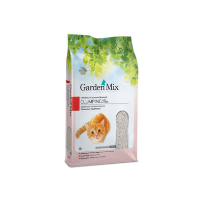 Gardenmix Bentonit Parfümsüz Ince Kedi Kumu 10 Lt 2 Li Paket SP-00000532-2, one size