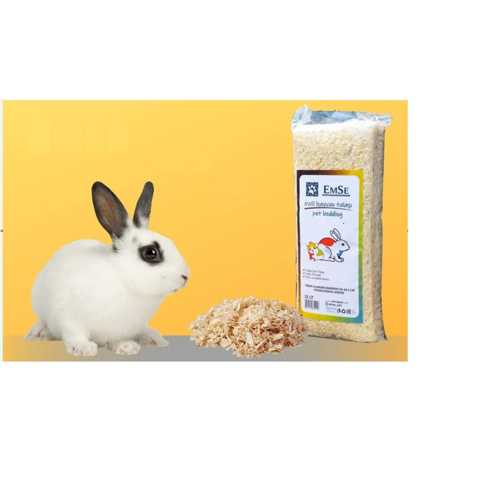 EMSE Tavşan Kemirgen Talaşı 15 Lt EM-145, one size