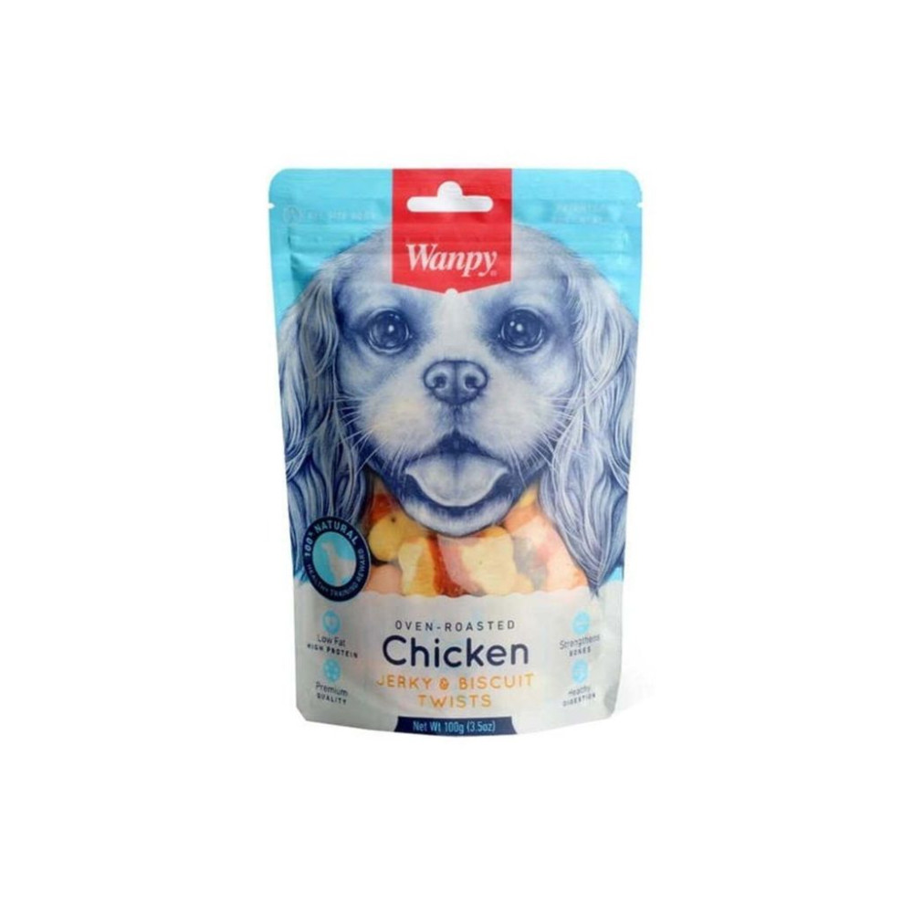 Wanpy Bisküvi Üzeri Tavuk Sargılı 100gr PY0889, one size