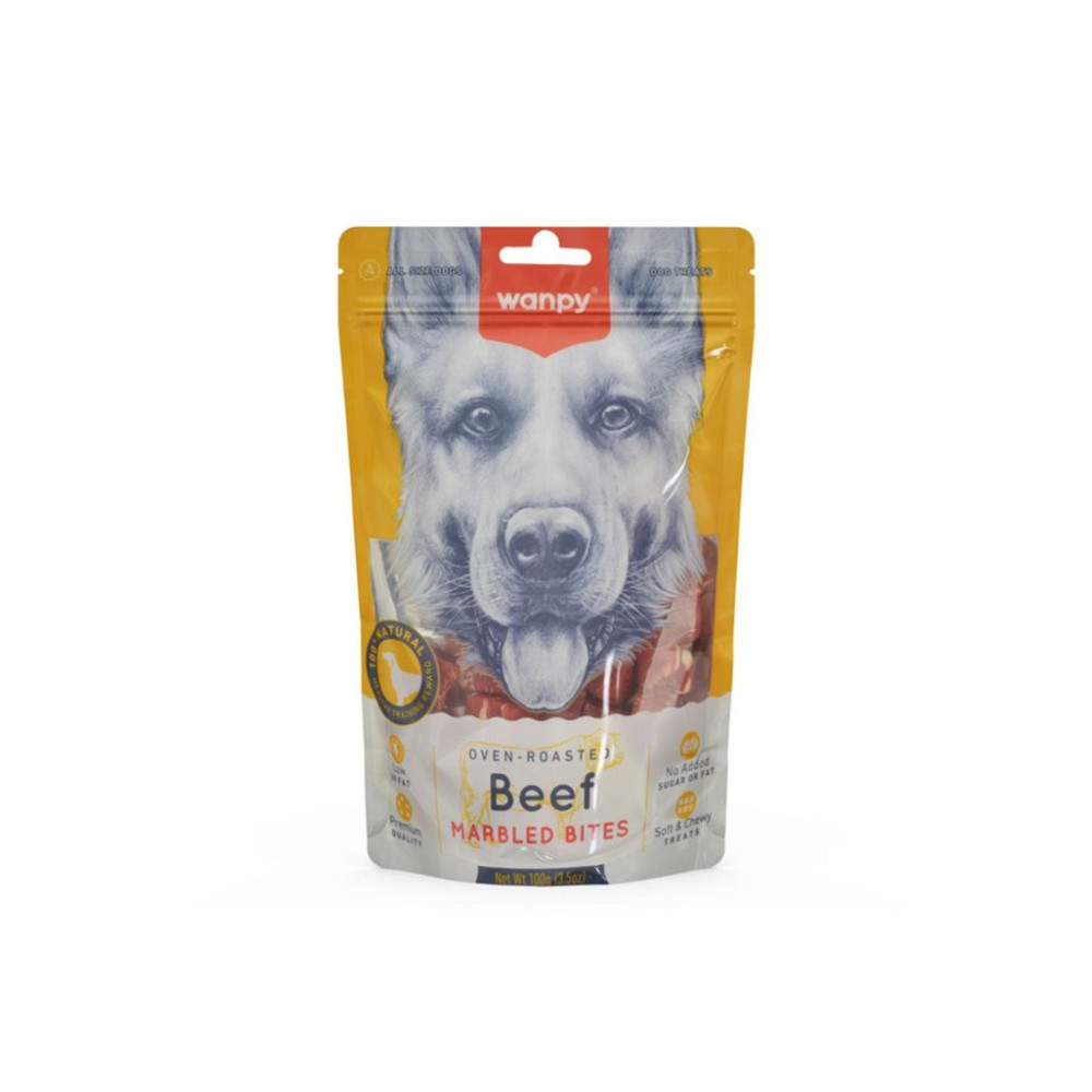 Wanpy Oven Roasted Gerçek Biftek Dilim Yumuşak Köpek Ödülü 100 Gr 6927749830221, one size