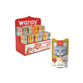 Wanpy Karışık Sıvı Kedi Ödül Maması 30 Ade..
