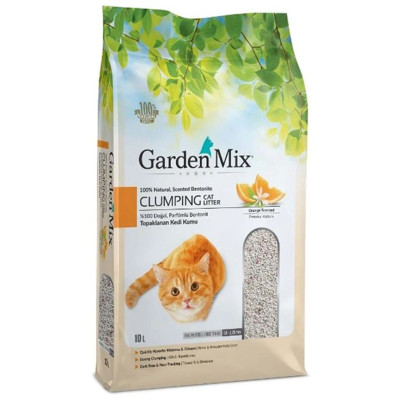 Gardenmix 10 Litre Bentonit Kedi Kumu Portakal 8681085421274, one size