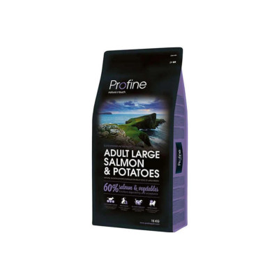 Profine Adult Large Somon Ve Patatesli Büyük Irk Yetişkin Köpek Maması 15 Kg 8595602517619, one size