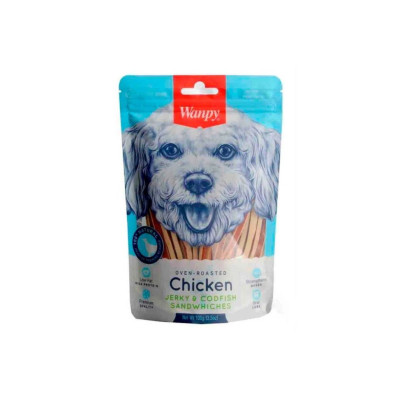Wanpy Tavuk Ve Balıklı Sandwich Köpek Ödülü 100 gr 6927749810636, one size