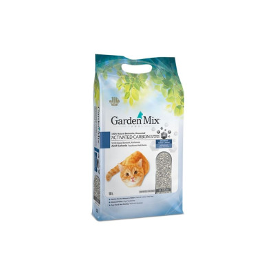 Gardenmix Aktif Karbonlu İnce Taneli Bentonit Kedi Kumu 10 Lt 513-PTGR025, one size