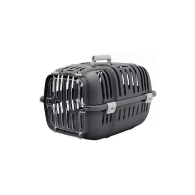 Ferplast Jet 10 Kedi Köpek Taşıma Çantası Gri Klipsli 8010690184135, one size
