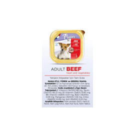 Plaisir Pate 150gr Sığır Etli Yetişkin 12adet Yaş Köpek Maması TYC00213168278, one size