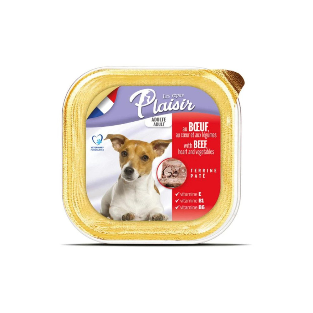Plaisir Pate 150gr Sığır Etli Yetişkin 12adet Yaş Köpek Maması TYC00213168278, one size