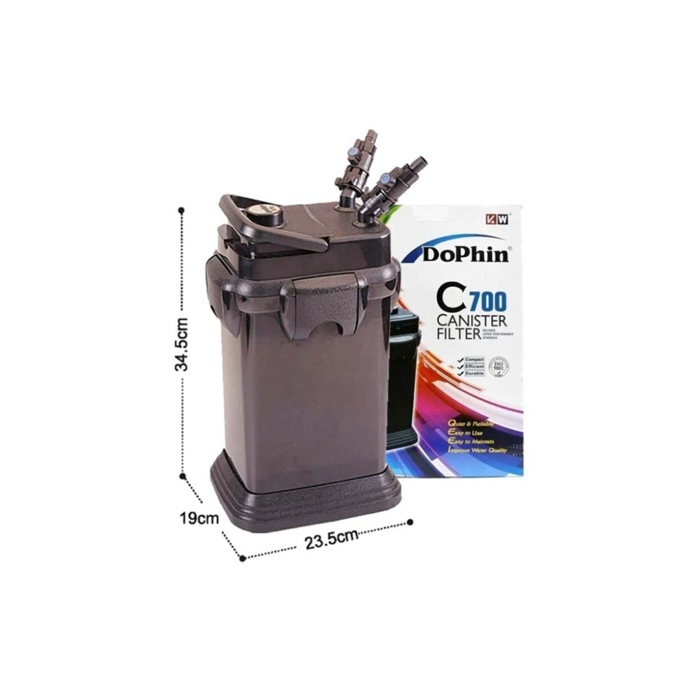 Dophin Akvaryum Dış Filtre 700 L/h c700, one size