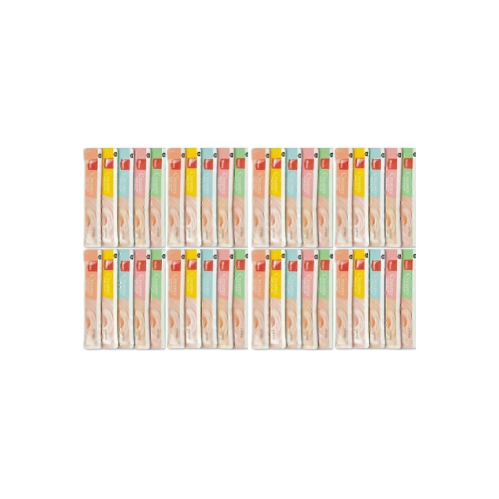 Wanpy Creamy Cat Treat Karışık Krema Sıvı Kedi Ödül Maması 14 Gr X 40 Adet klasmama40w, one size