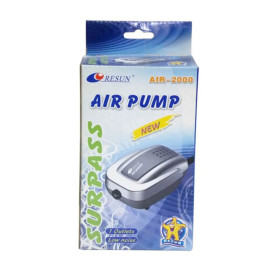 Resun Air 2000 Tek Çıkışlı Akvaryum Hava Motoru 1,8 Lt/dakika air2000, one size
