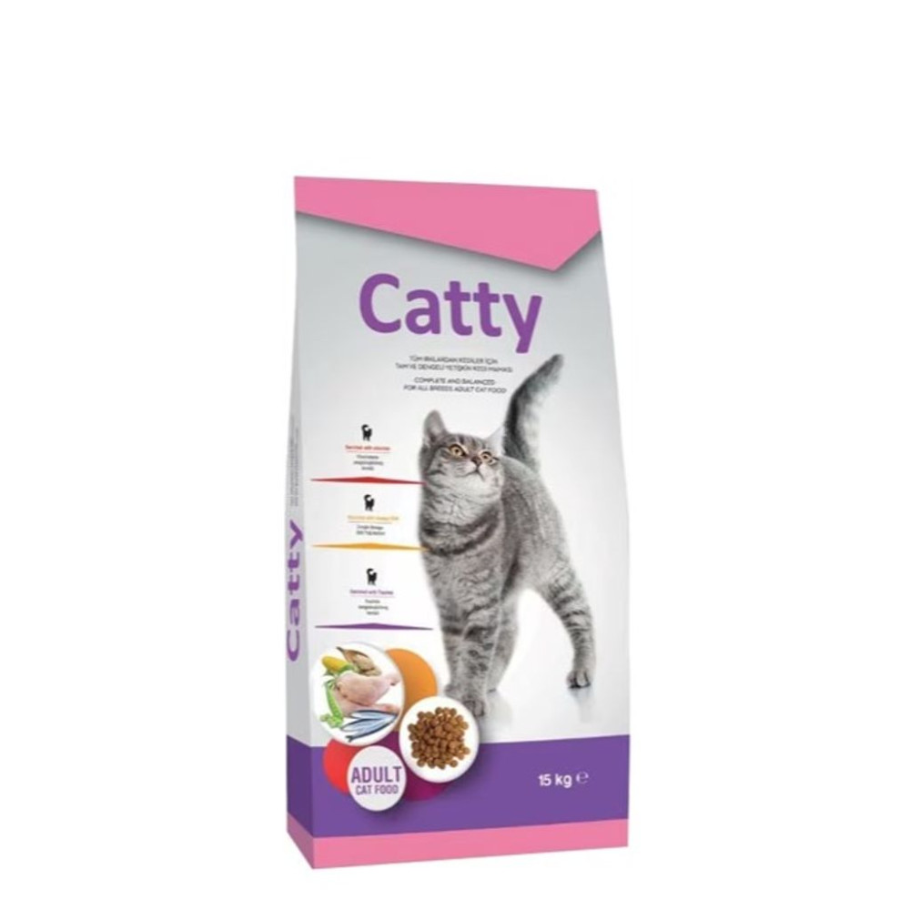Catty Tavuklu 15 kg Yetişkin Kuru Kedi Maması
