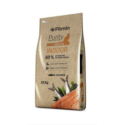 Fitmin Purity İndoor Taze Somon Etli Yetişkin Kedi Maması 10 Kg