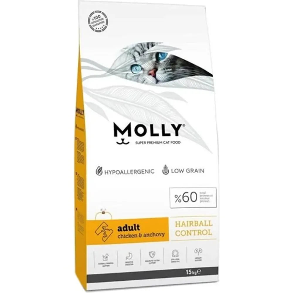 Molly Yetişkin Tavuklu Kuru Kedi Maması 2kg