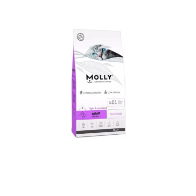Molly Light Sterilised 15 kg Tavuklu Yetişkin Kuru Kedi Maması