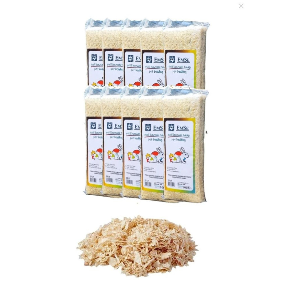 EMSE Tavşan Kemirgen Talaşı 15 Lt X 10 Adet