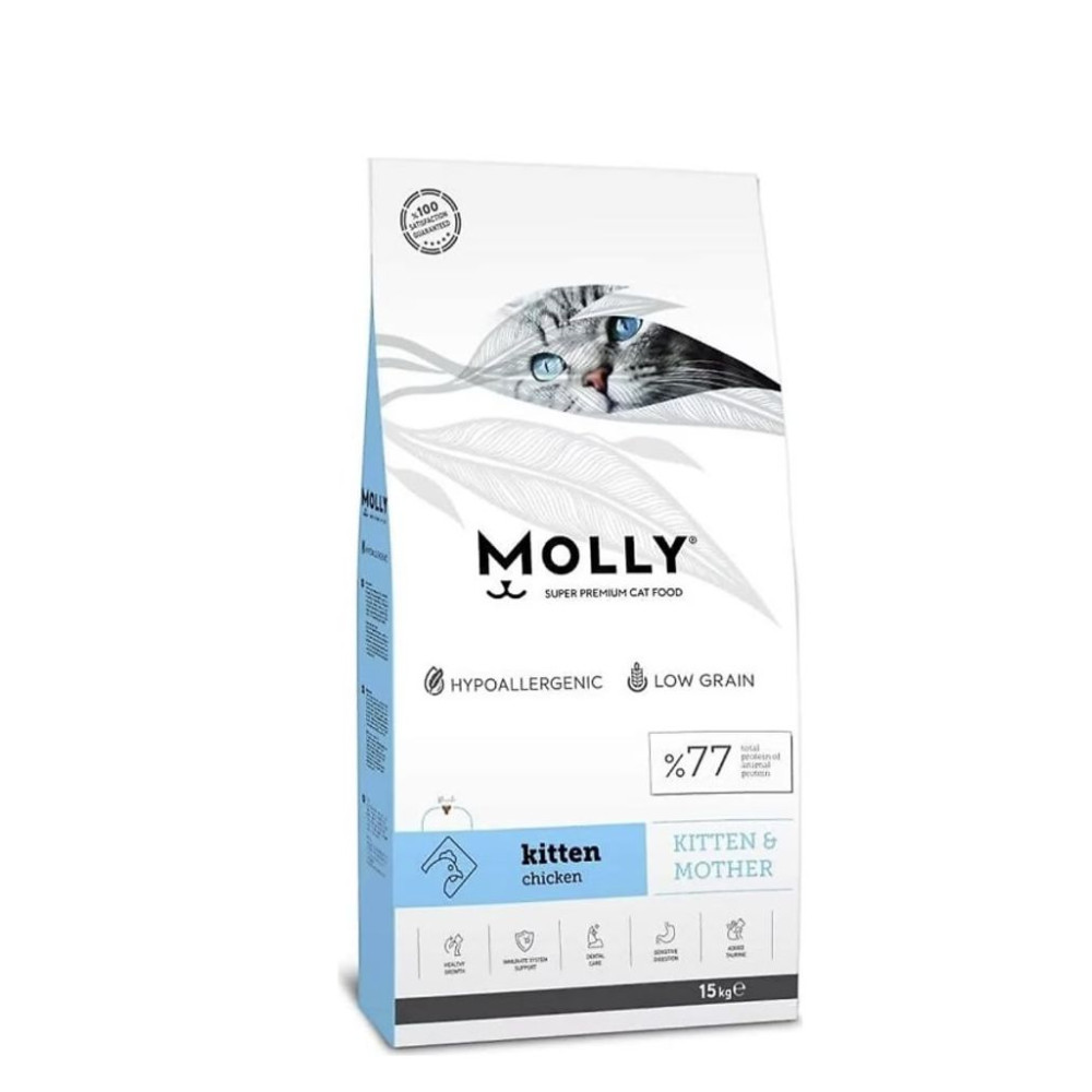 Molly Kitten Tavuklu 15 kg Yavru Kedi Maması